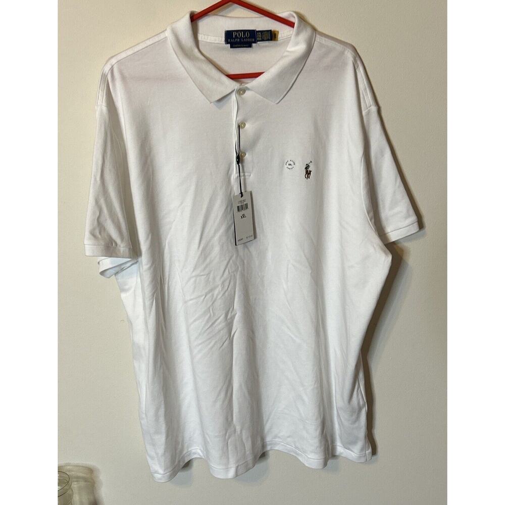 Polo Ralph Lauren Men's Cotton Custom Slim‎ Fit Polo Shirt. Sz XXL